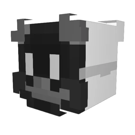 persxst Minecraft avatar head, 3D render