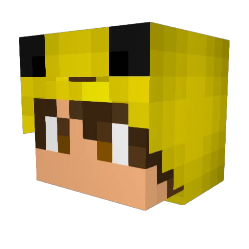 peru1208 Minecraft avatar head, 3D render