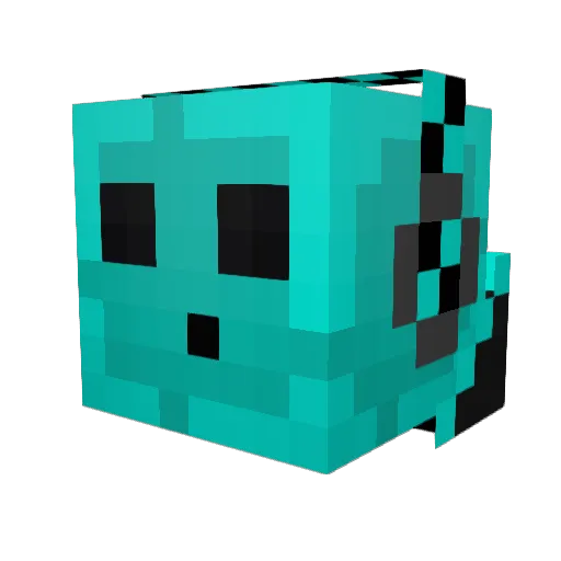 peruna_atti Minecraft avatar head, 3D render