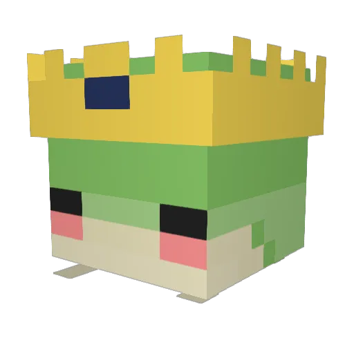 perunamuuusi Minecraft avatar head, 3D render