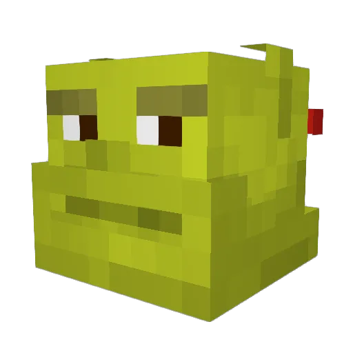 perusjuntti Minecraft avatar head, 3D render