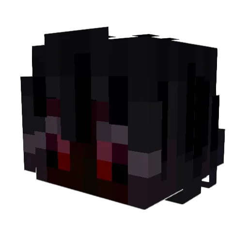 pervol Minecraft avatar head, 3D render