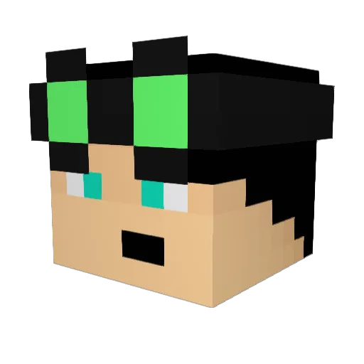 pervysage224 Minecraft avatar head, 3D render
