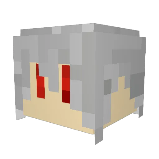 pesf852449tw Minecraft avatar head, 3D render