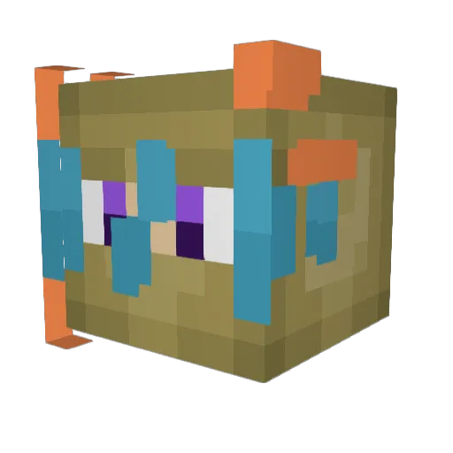 pesukarhu06 Minecraft avatar head, 3D render