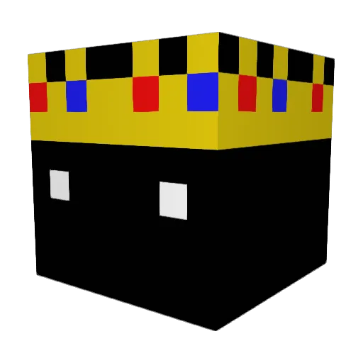 pesxt Minecraft avatar head, 3D render