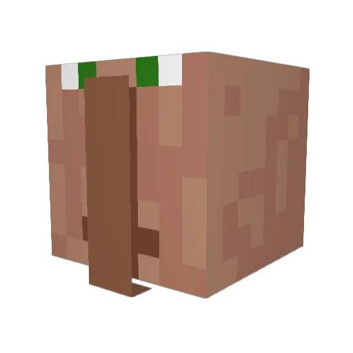 petMario06 Minecraft avatar head, 3D render