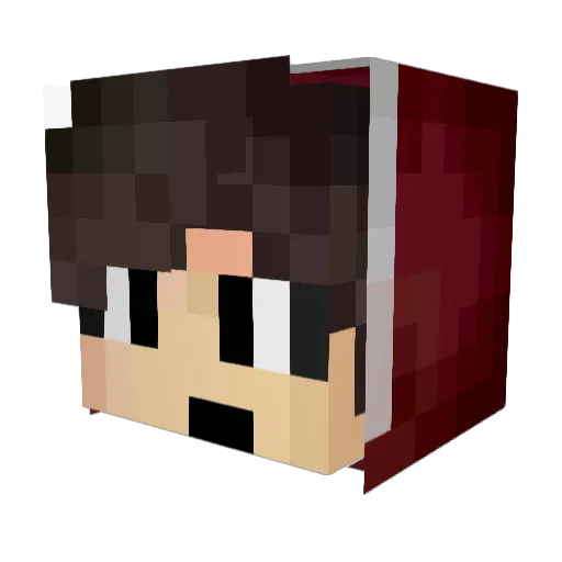 peta1763 Minecraft avatar head, 3D render