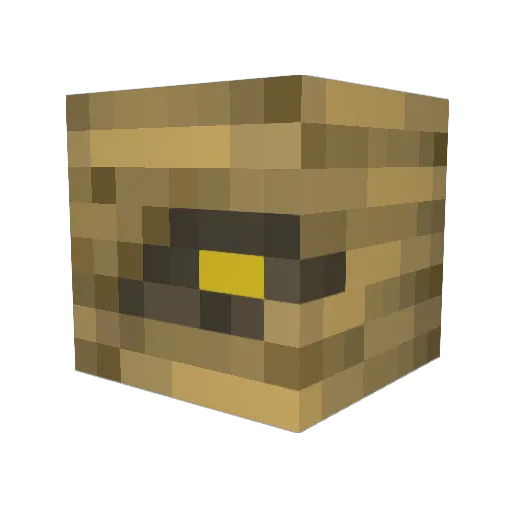 peta_the_human Minecraft avatar head, 3D render