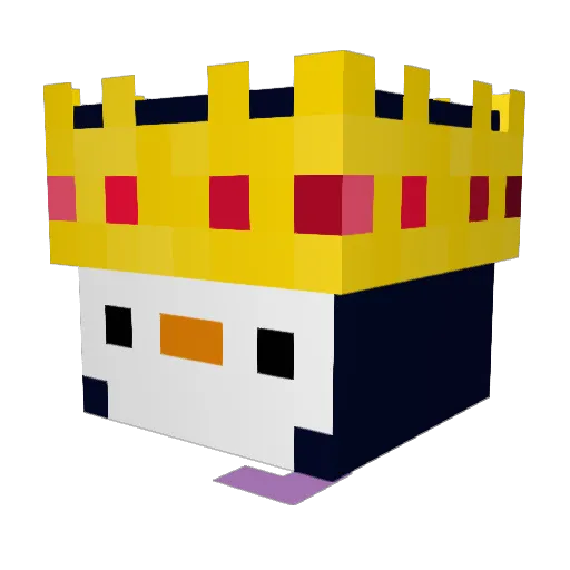 petaarishere Minecraft avatar head, 3D render