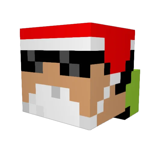 petaro1 Minecraft avatar head, 3D render