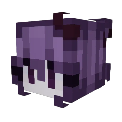 petarum Minecraft avatar head, 3D render