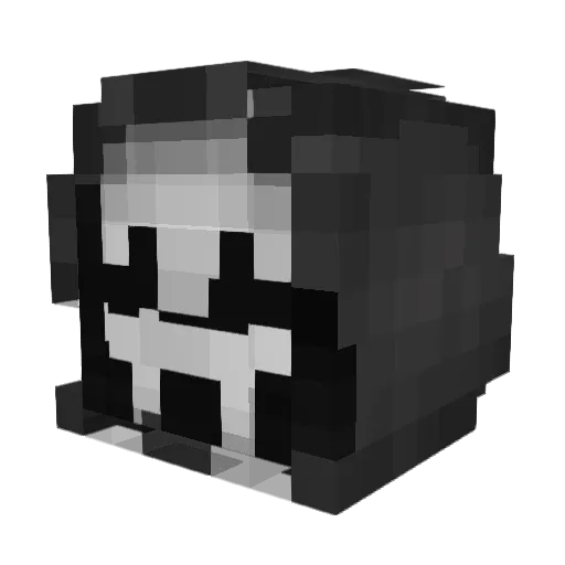 petbeu Minecraft avatar head, 3D render