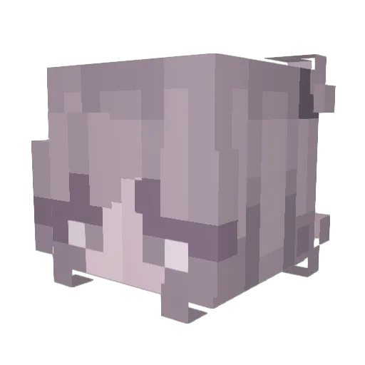 petchipoo Minecraft avatar head, 3D render