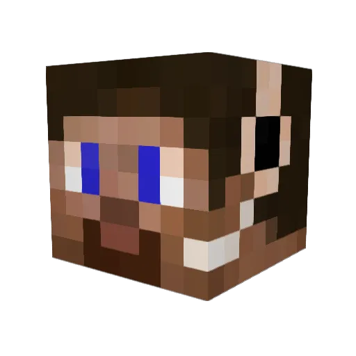 pete8830 Minecraft avatar head, 3D render