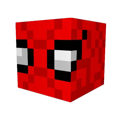peteed1985 Minecraft avatar head, 3D render
