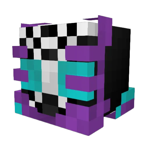 petepeter Minecraft avatar head, 3D render