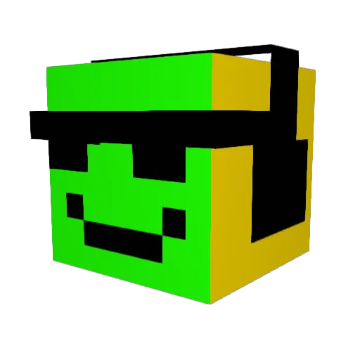 peter003 Minecraft avatar head, 3D render