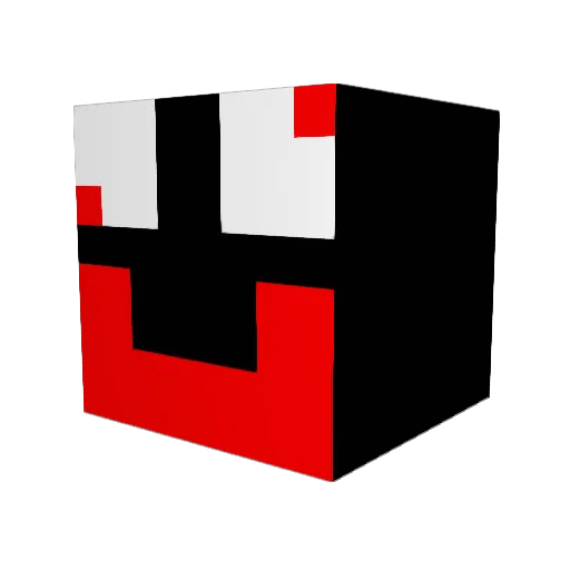 peter1117 Minecraft avatar head, 3D render