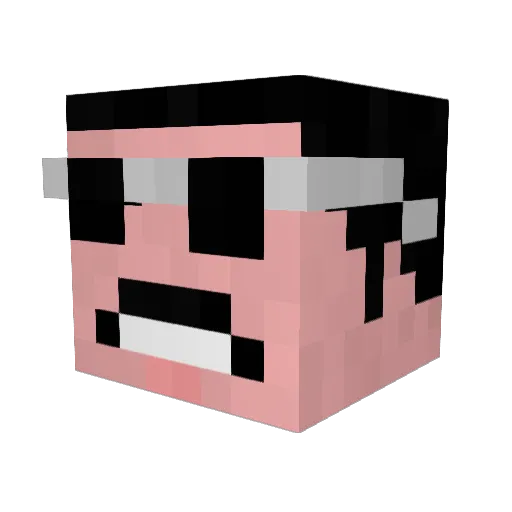 peterd93 Minecraft avatar head, 3D render