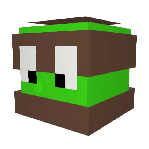 peterkovak Minecraft avatar head, 3D render