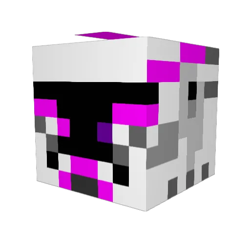 peterme1 Minecraft avatar head, 3D render