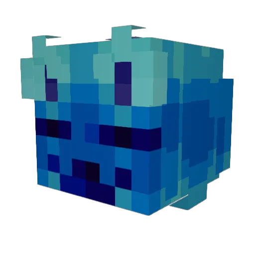 peterwiggle Minecraft avatar head, 3D render