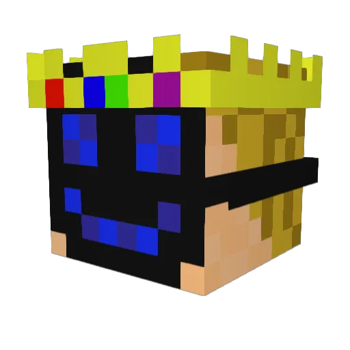peti67 Minecraft avatar head, 3D render