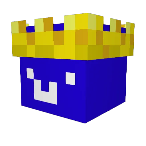 petii__ Minecraft avatar head, 3D render