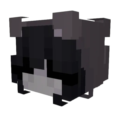 petise Minecraft avatar head, 3D render