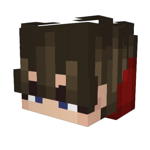 petko525 Minecraft avatar head, 3D render
