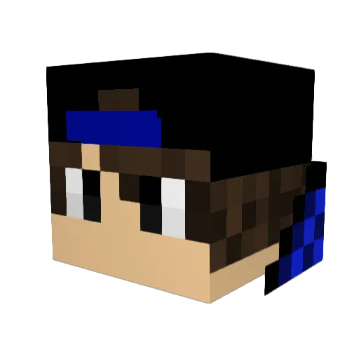 petrofix1 Minecraft avatar head, 3D render