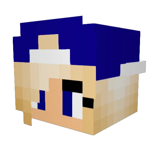 petulka33 Minecraft avatar head, 3D render
