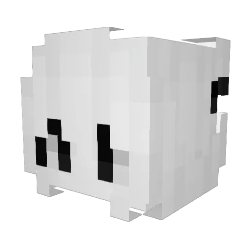 peukomong Minecraft avatar head, 3D render