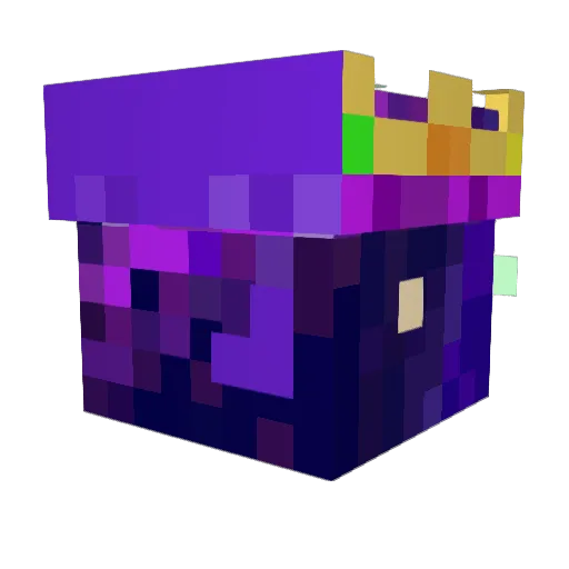 peuntbotter Minecraft avatar head, 3D render