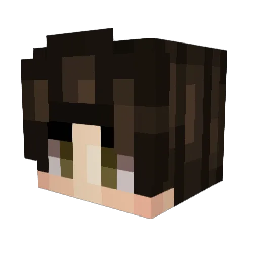 pevasy Minecraft avatar head, 3D render