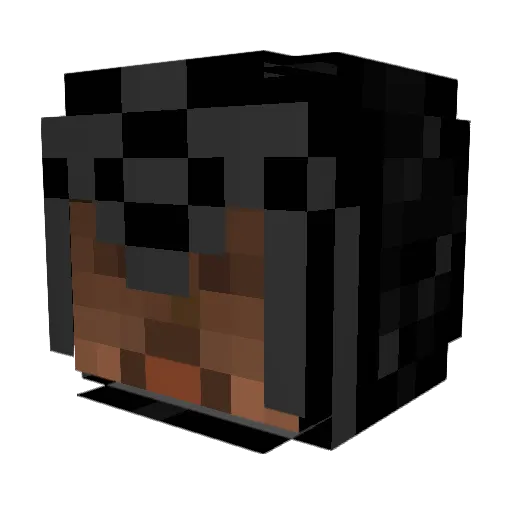 pewdiefan076 Minecraft avatar head, 3D render