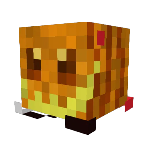 pewdieper Minecraft avatar head, 3D render