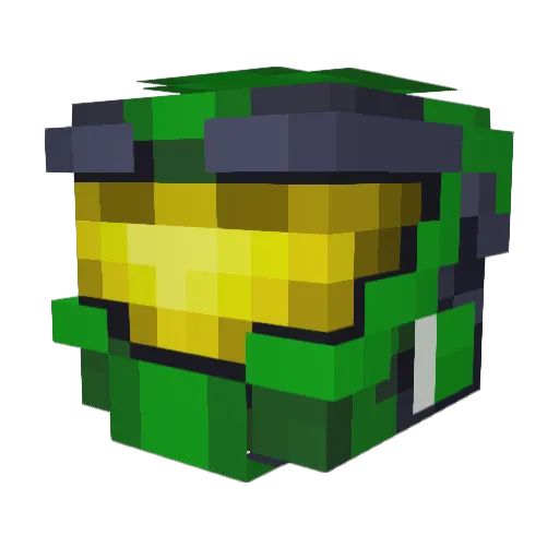 pewl117 Minecraft avatar head, 3D render