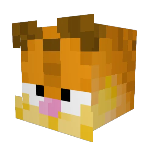 peytd Minecraft avatar head, 3D render