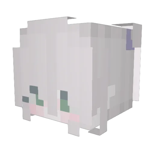 pezant Minecraft avatar head, 3D render