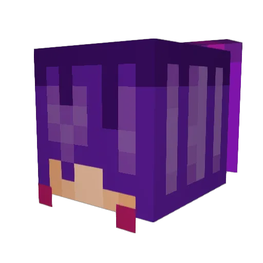 peztrix Minecraft avatar head, 3D render