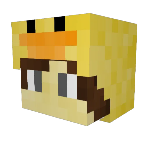 pezza1657 Minecraft avatar head, 3D render
