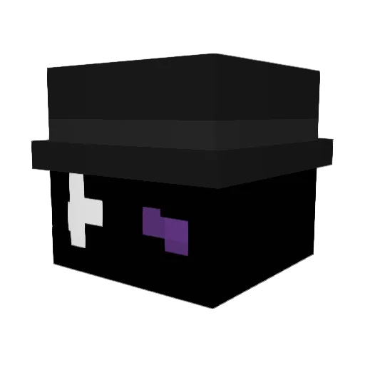 pfandleiher Minecraft avatar head, 3D render