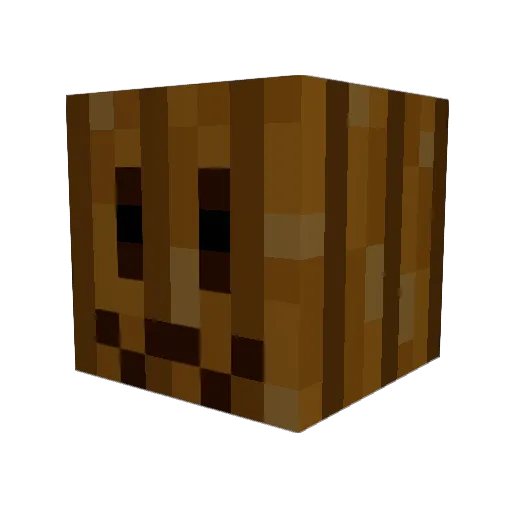 pfcuttle Minecraft avatar head, 3D render