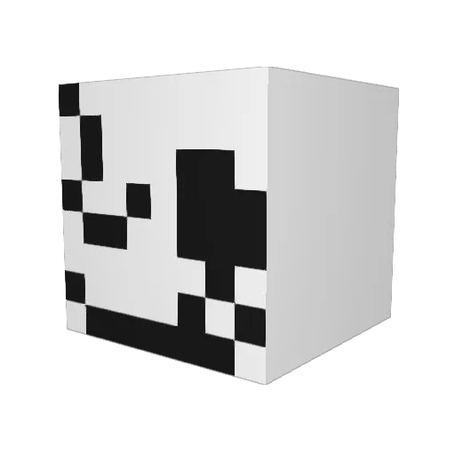 pfgsa Minecraft avatar head, 3D render