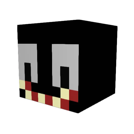 pfhg Minecraft avatar head, 3D render