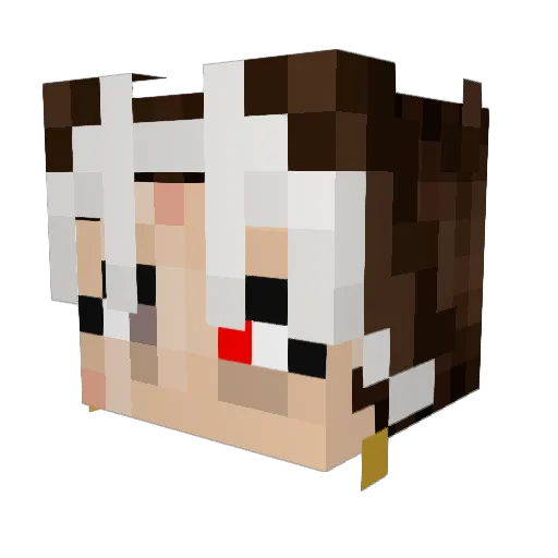 ph03nixx__ Minecraft avatar head, 3D render