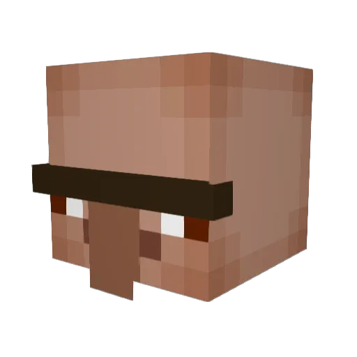 ph1nn Minecraft avatar head, 3D render