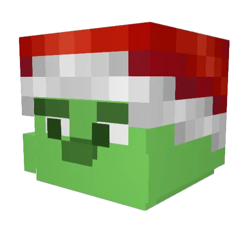 ph231 Minecraft avatar head, 3D render